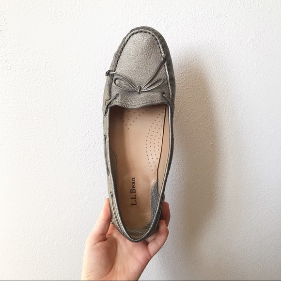 L.L.Bean • Metallic Driving Loafers - Picture 2 of 6